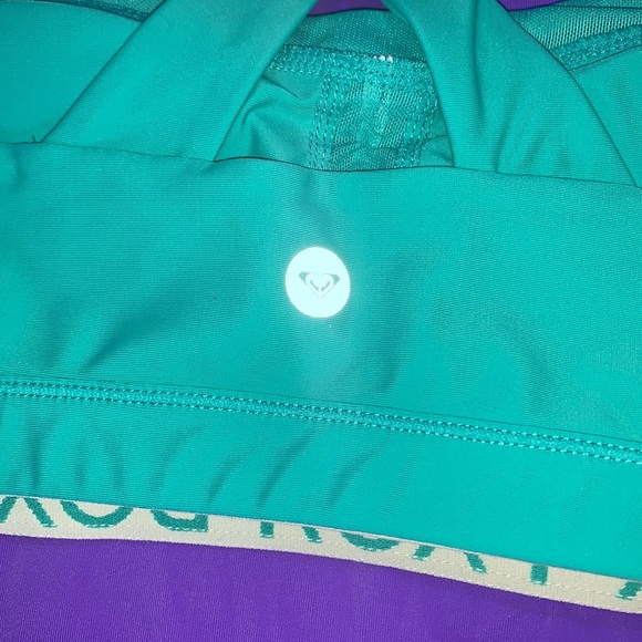 Roxy Spirit Sports Bra S/34 Mesh Sweetheart Pinch Front Racerback. New - Picture 4 of 11